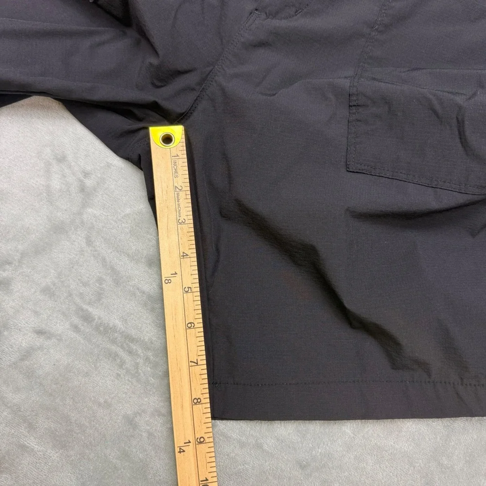 Reel Life Mens XL Black Nylon Spandex Elastic Waist‎ Outdoor Shorts